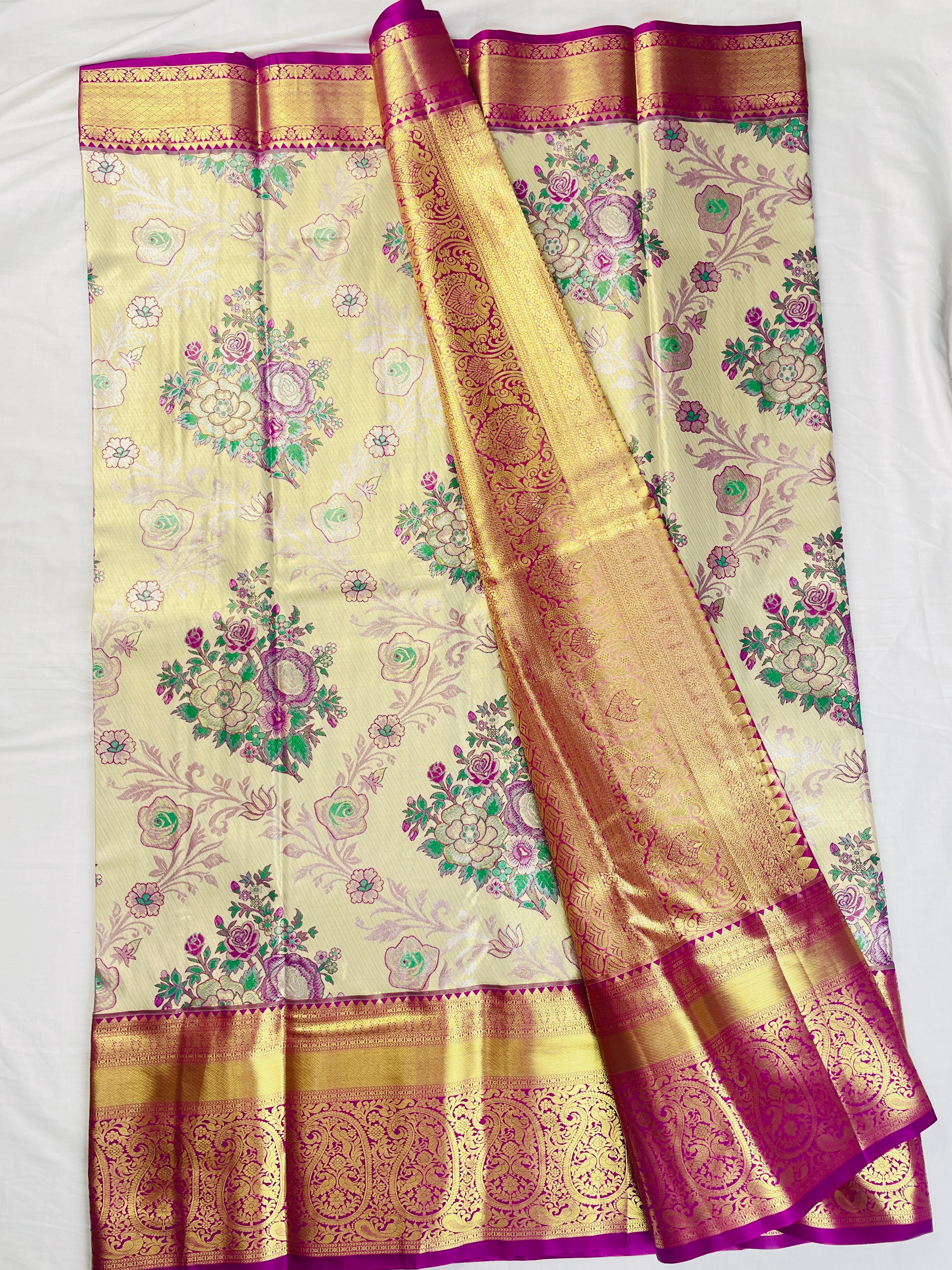 Mini Kanchi Pattu Bridal Sarees