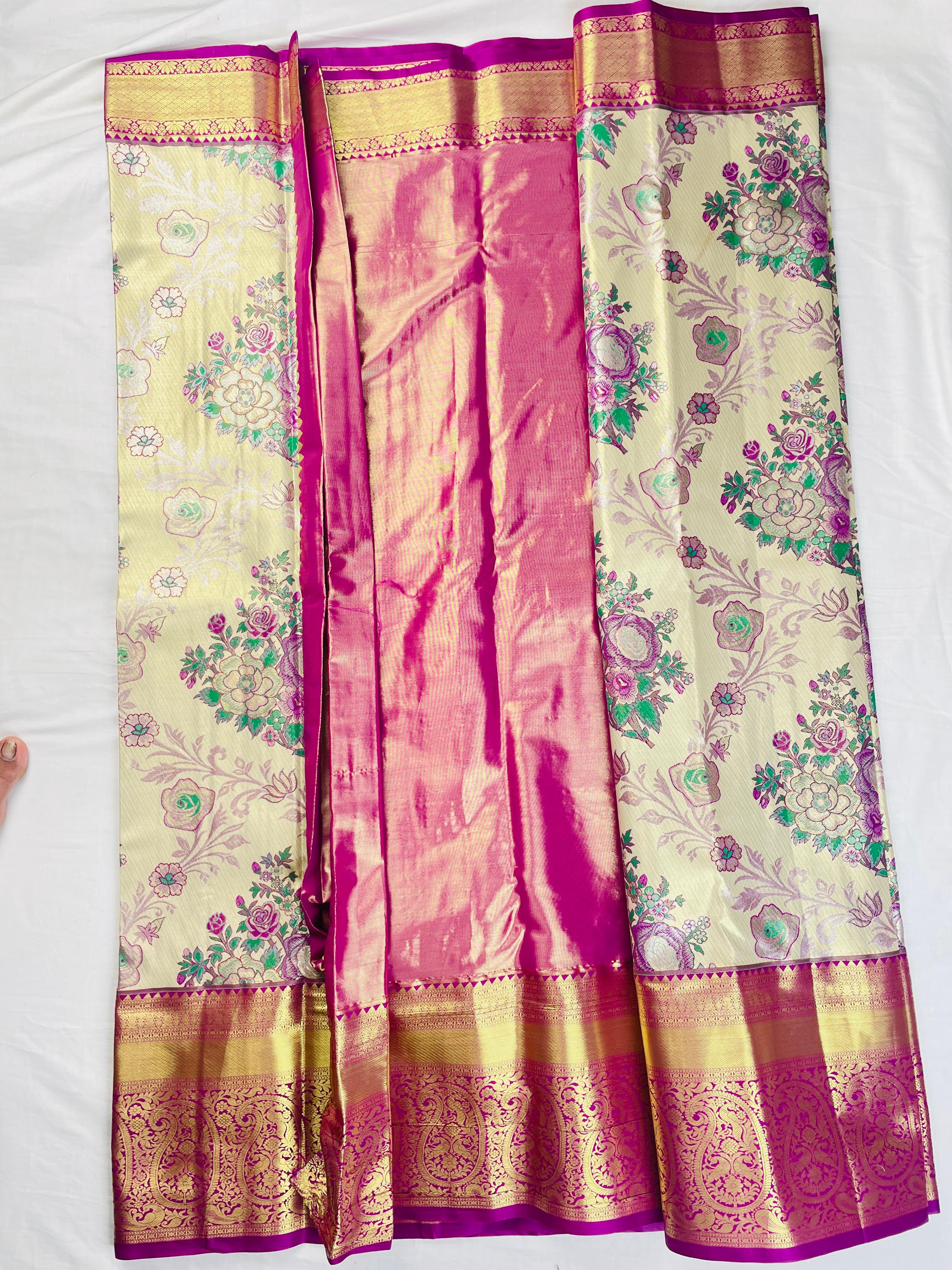 Mini Kanchi Pattu Bridal Sarees