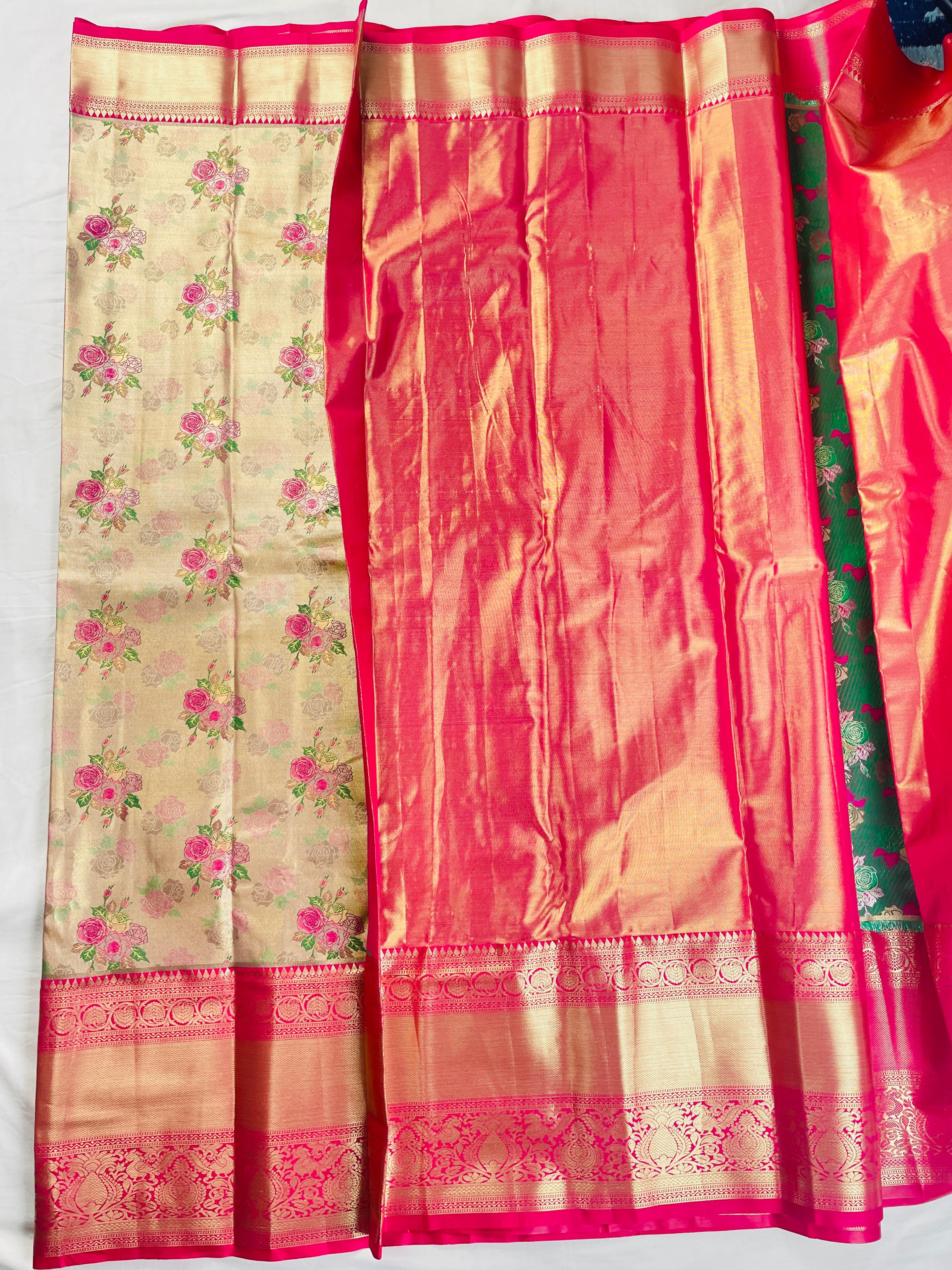 Mini Kanchi Pattu Bridal Sarees