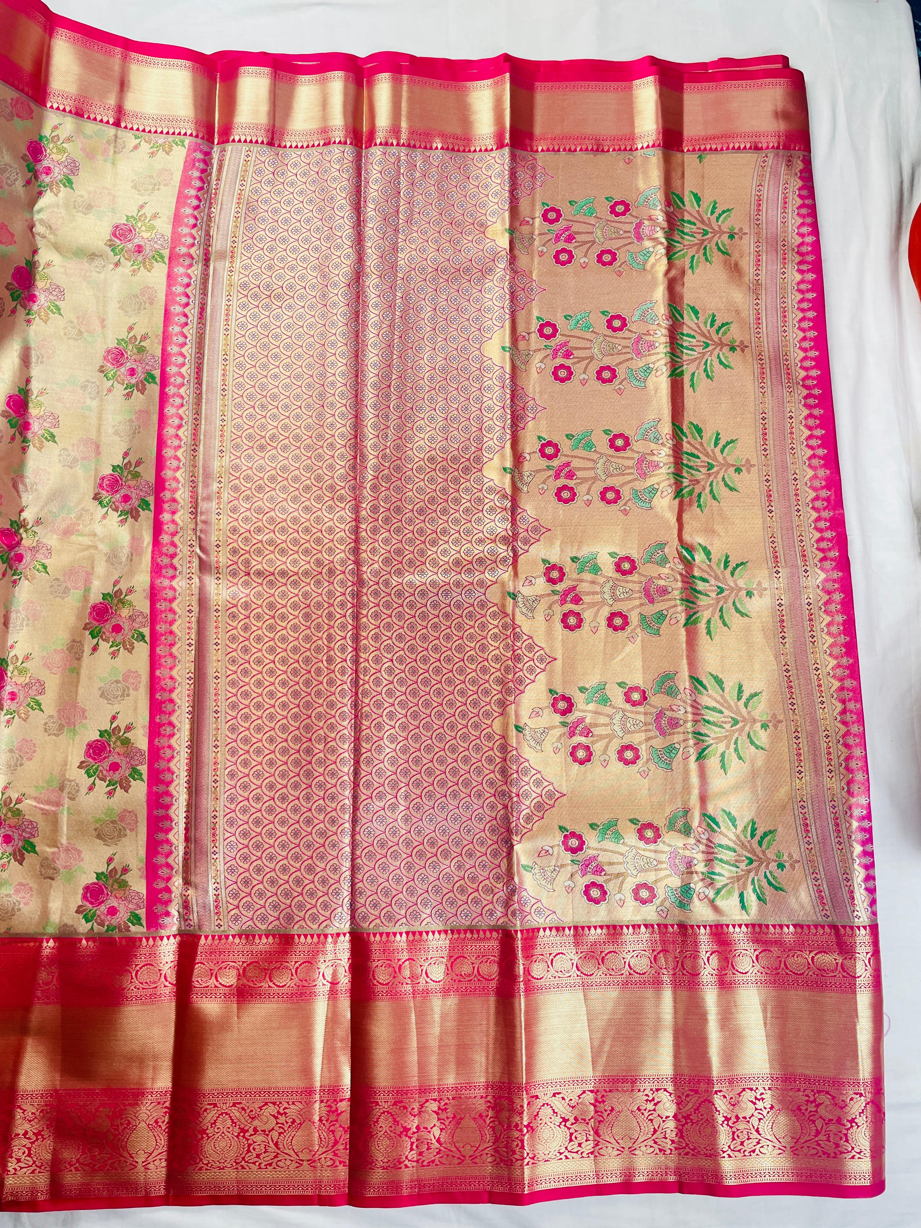 Mini Kanchi Pattu Bridal Sarees