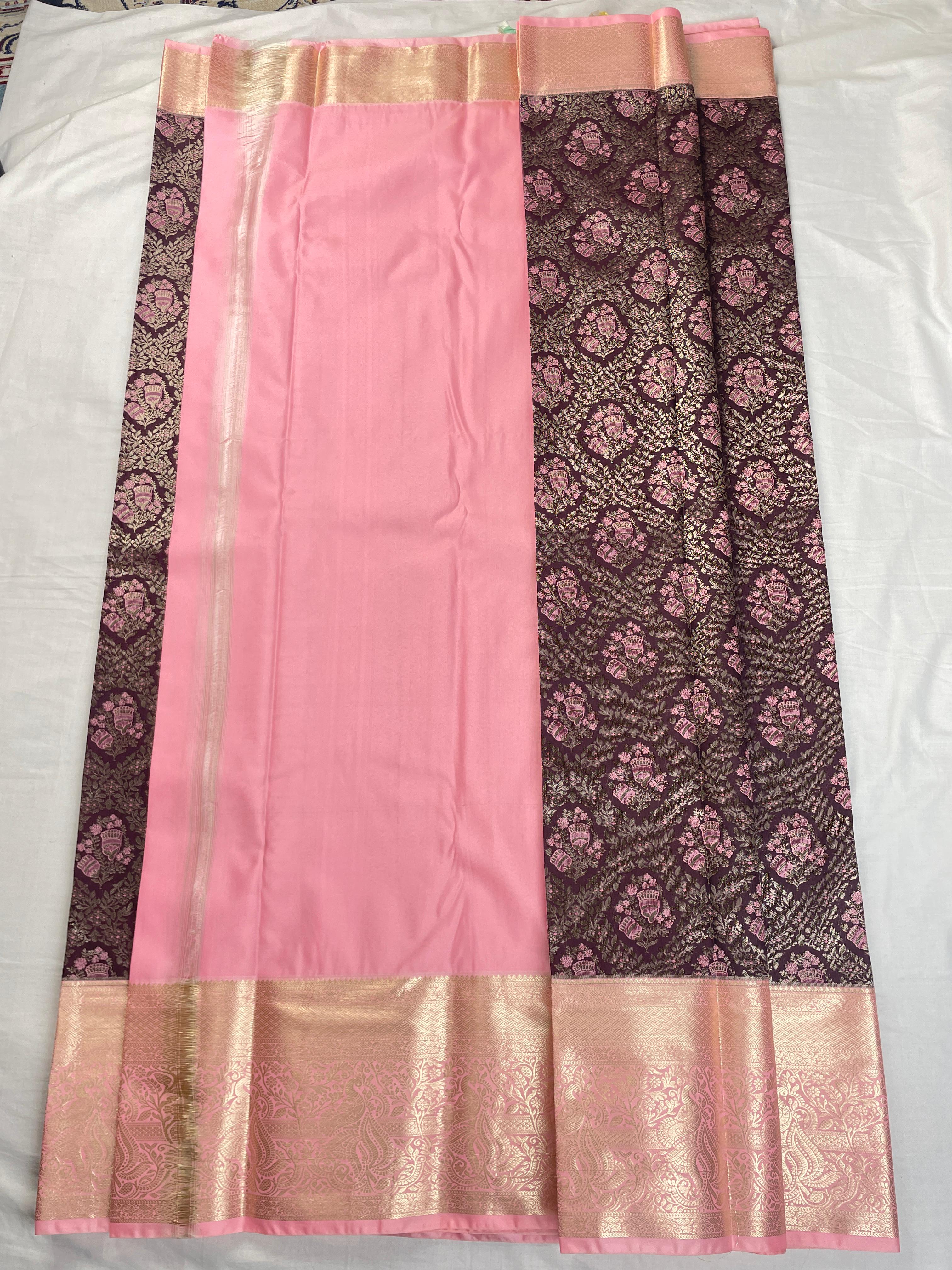 Mini Kanchi Pattu Bridal Tissue Saree