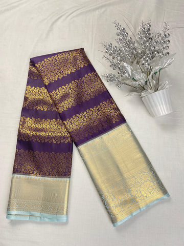 Mini Kanchi Pattu Bridal Tissue Sarees