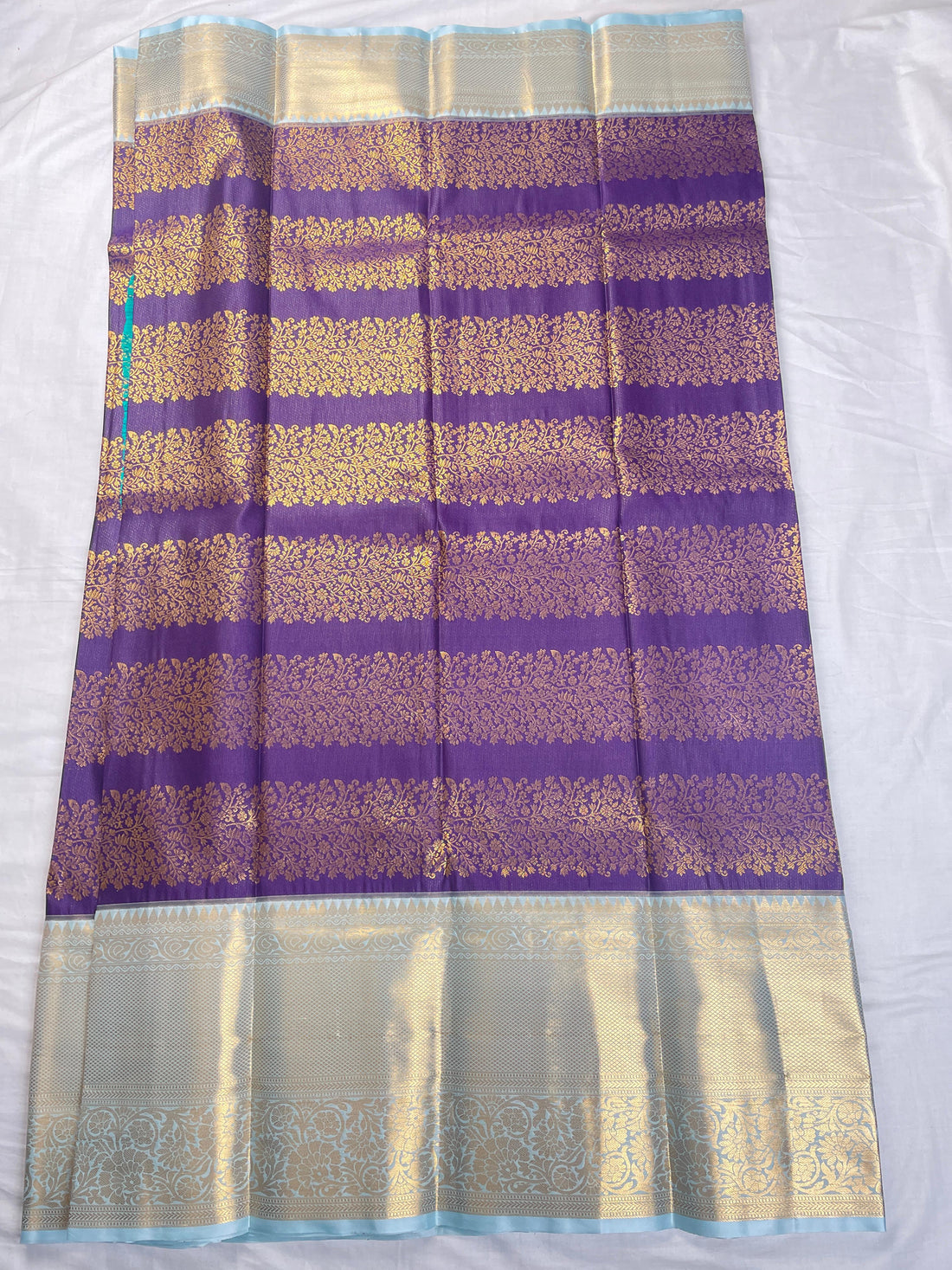 Mini Kanchi Pattu Bridal Tissue Sarees