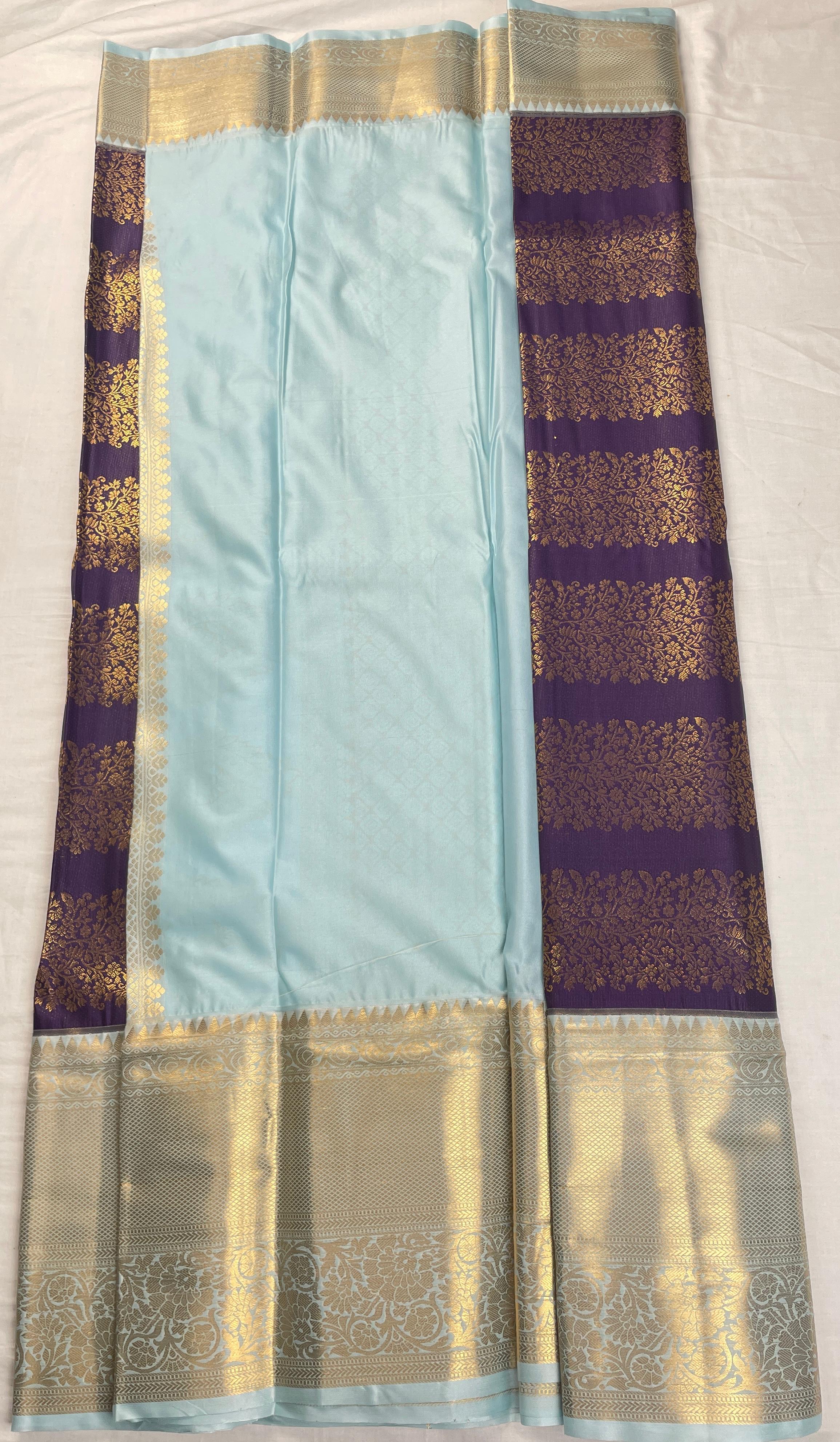 Mini Kanchi Pattu Bridal Tissue Sarees