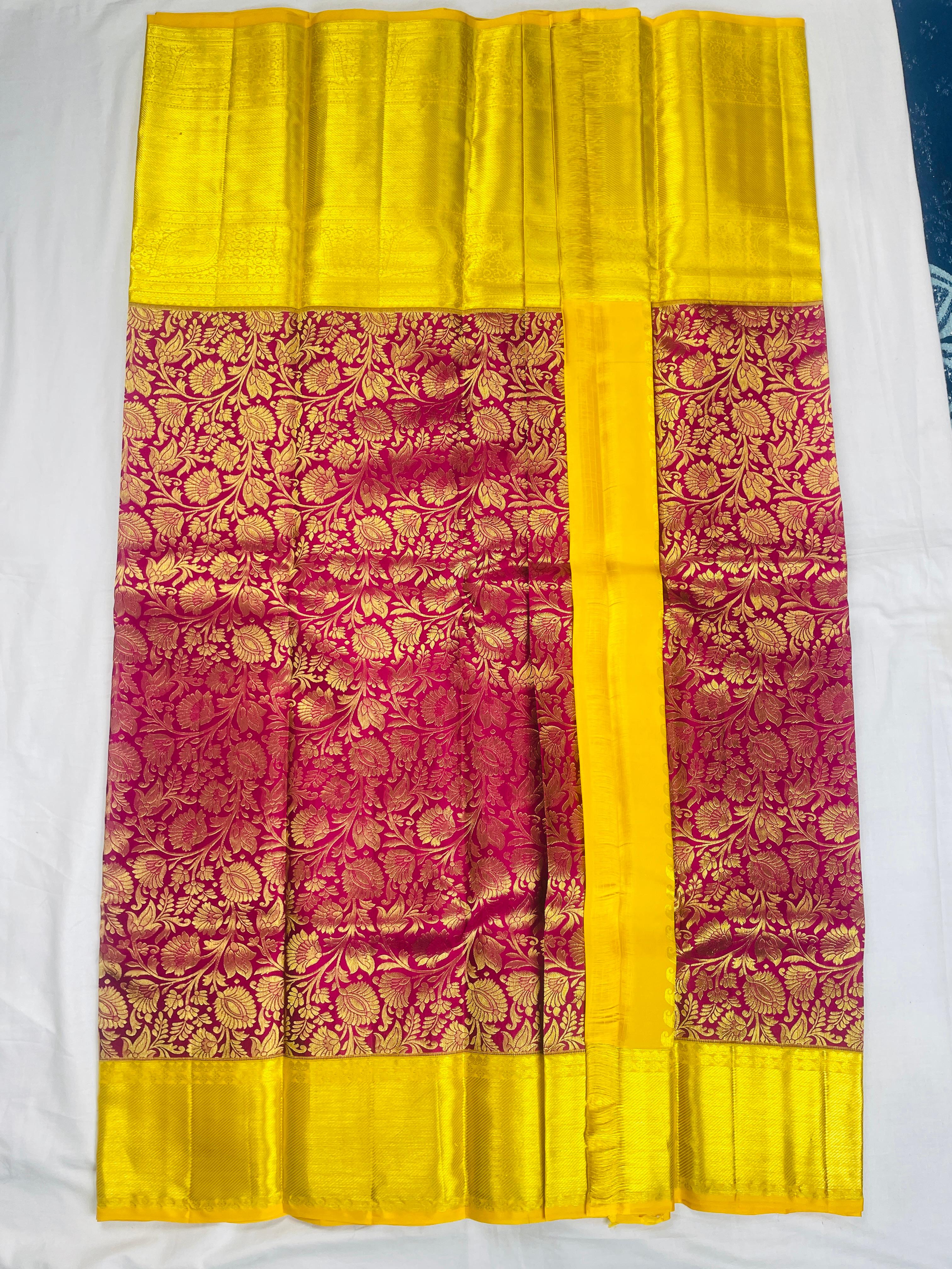 Kanchipattu Pure Handloom Bridal Sarees with Silk Mark Certified