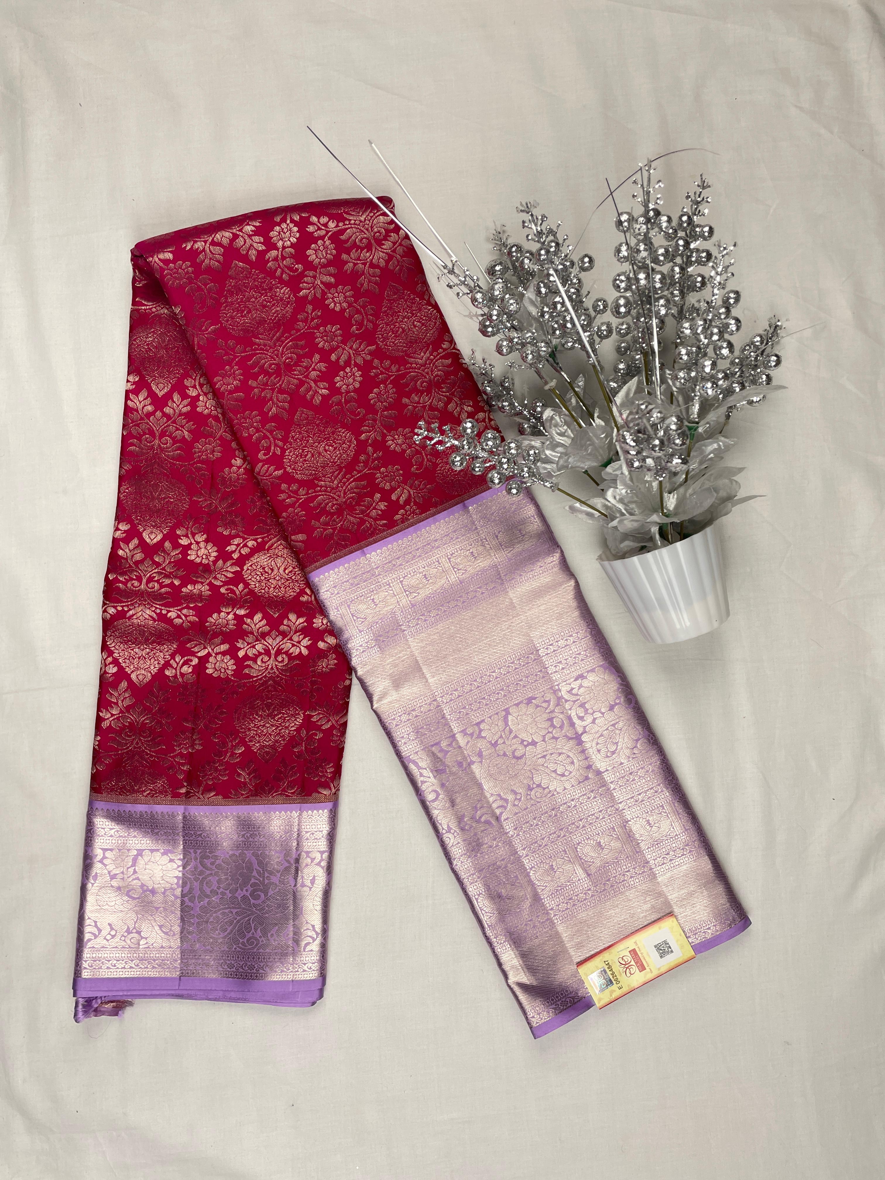 Kanchipattu Pure Handloom Bridal Sarees with Silk Mark Certified