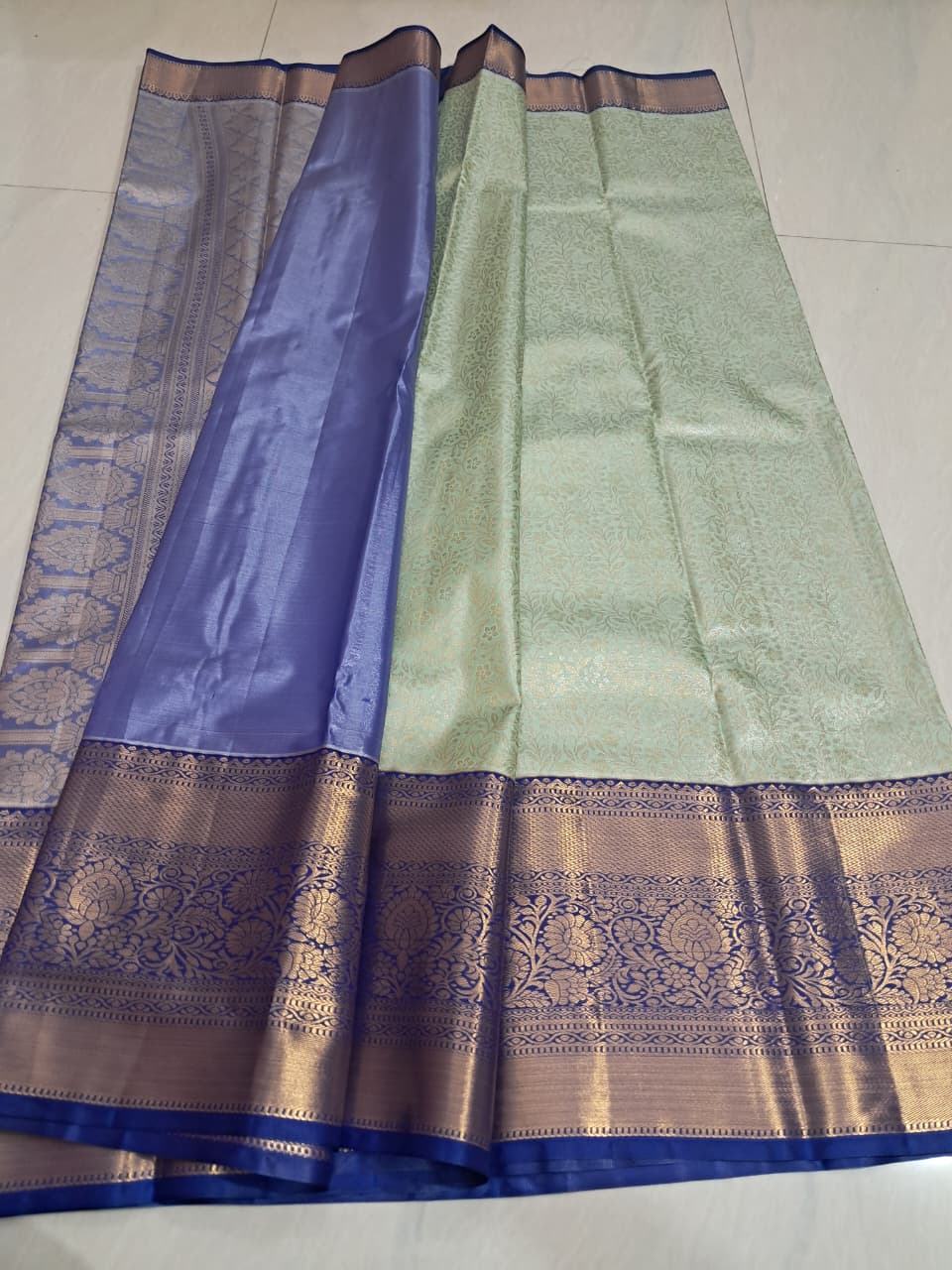 Semi Kanchi Pattu Tissue Sarees