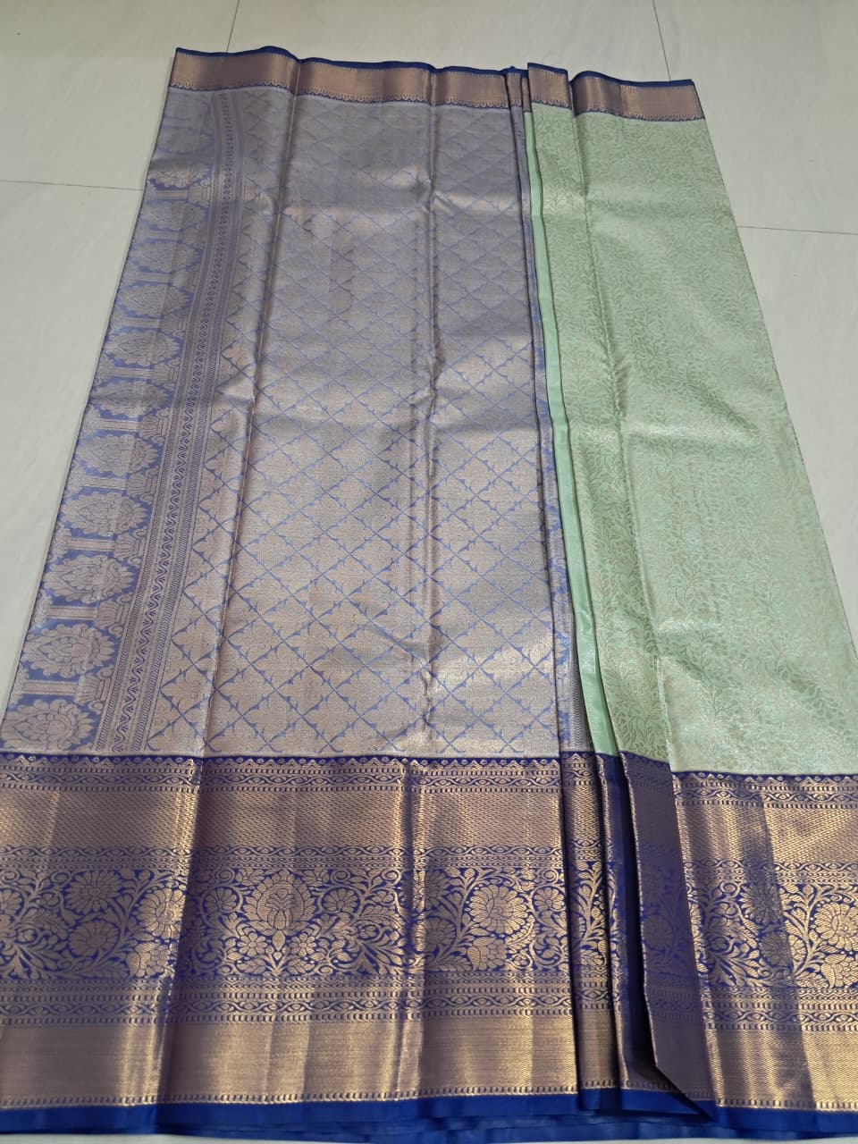 Semi Kanchi Pattu Tissue Sarees