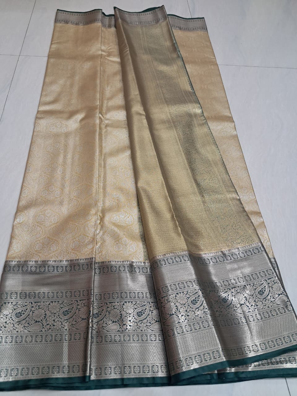 Mini Kanchi  Pattu Bridal  Tissue Sarees