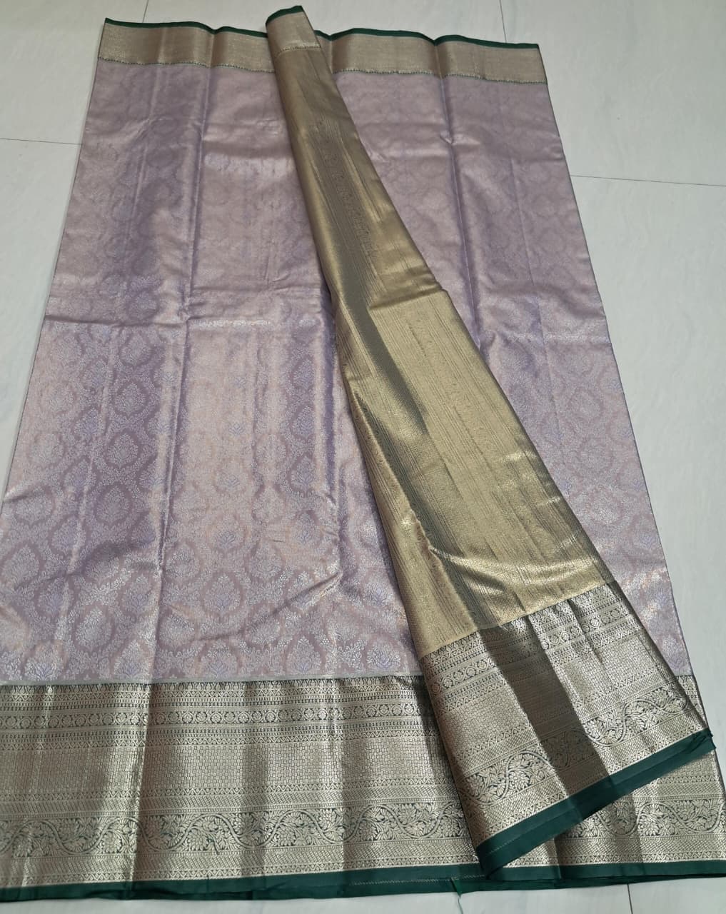 Mini Kanchi  Pattu Bridal  Tissue Sarees