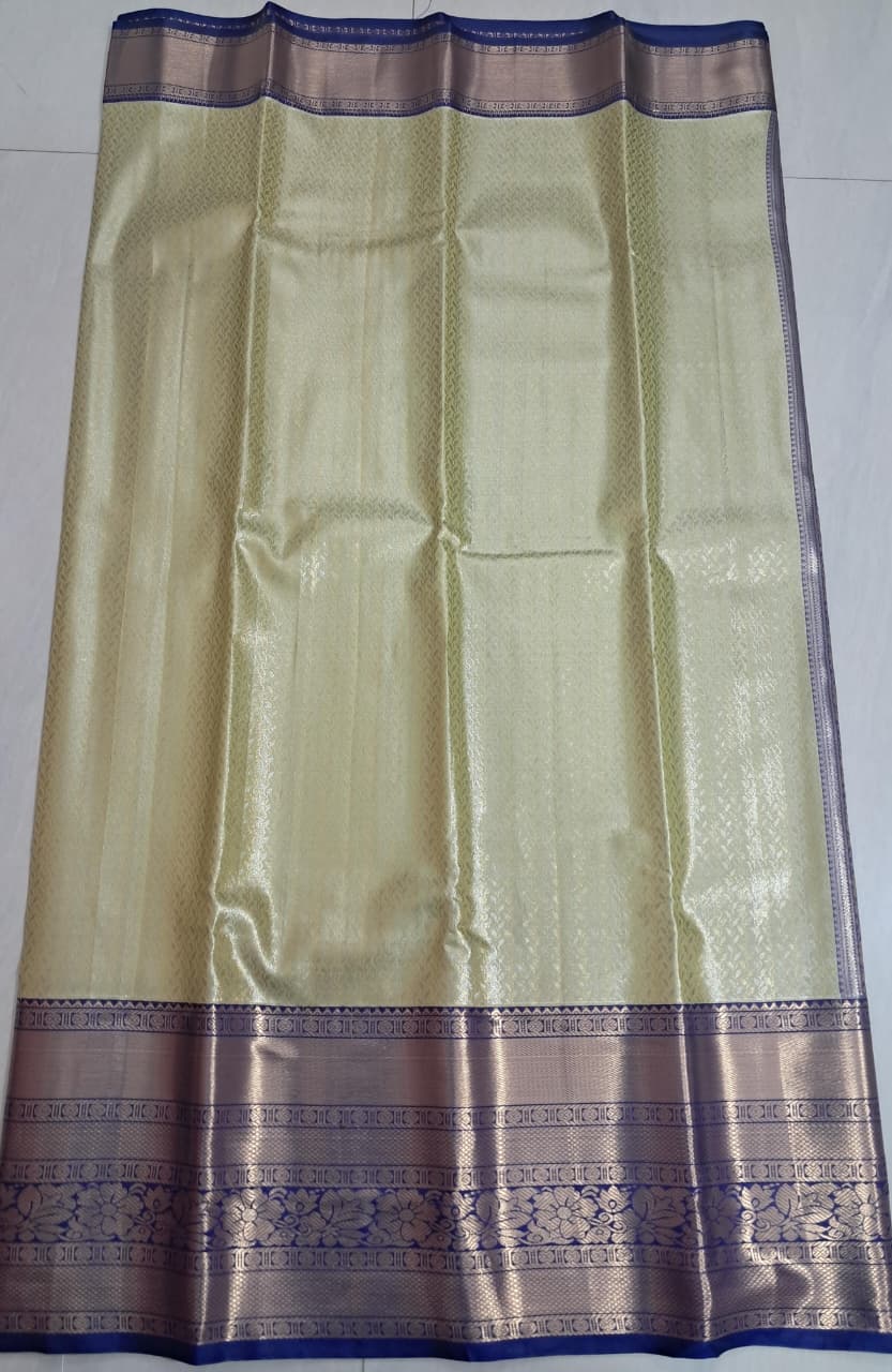 Mini Kanchi  Pattu Bridal  Tissue Sarees