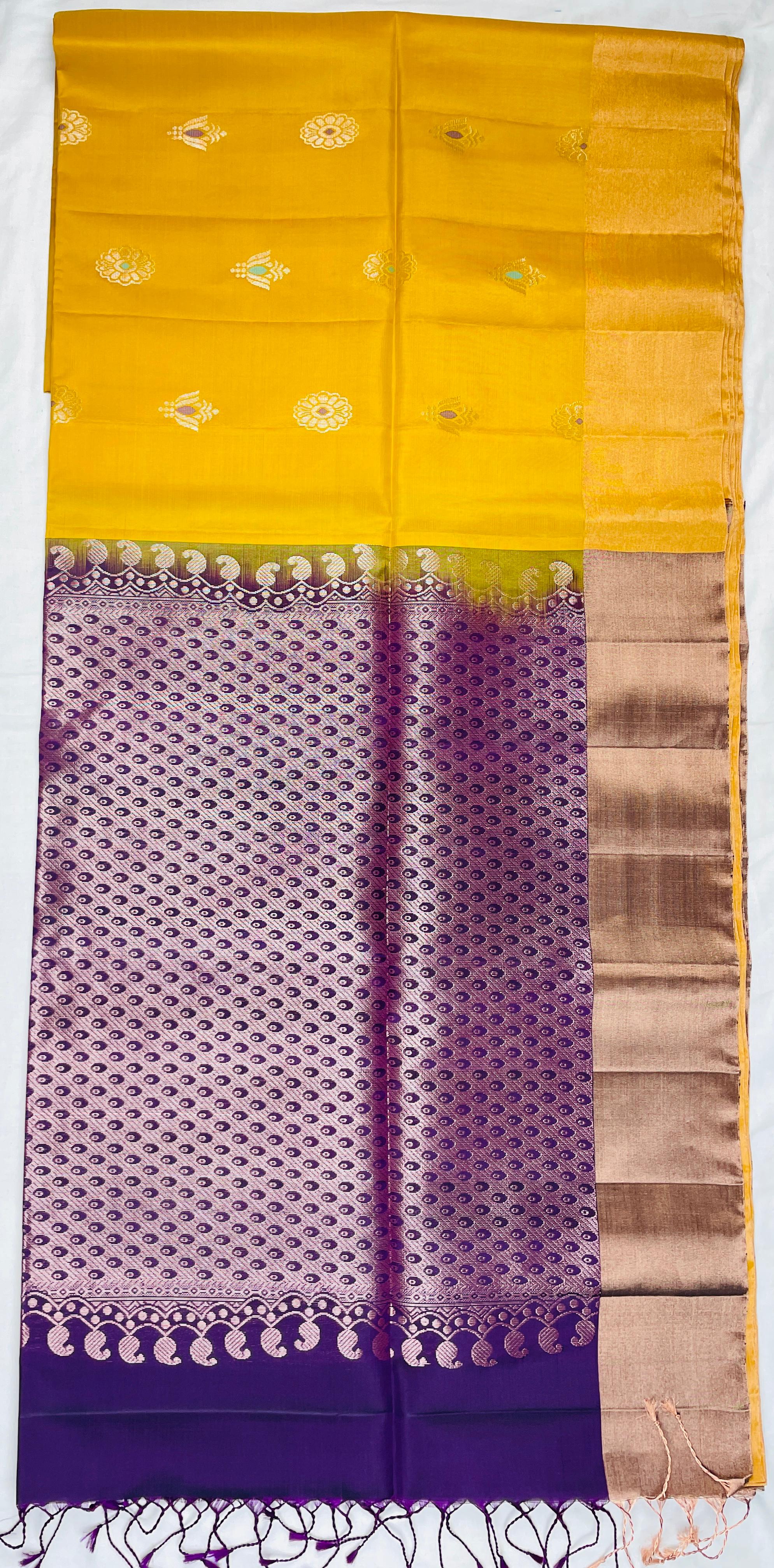 Pure Handloom uppada Pattu Sarees