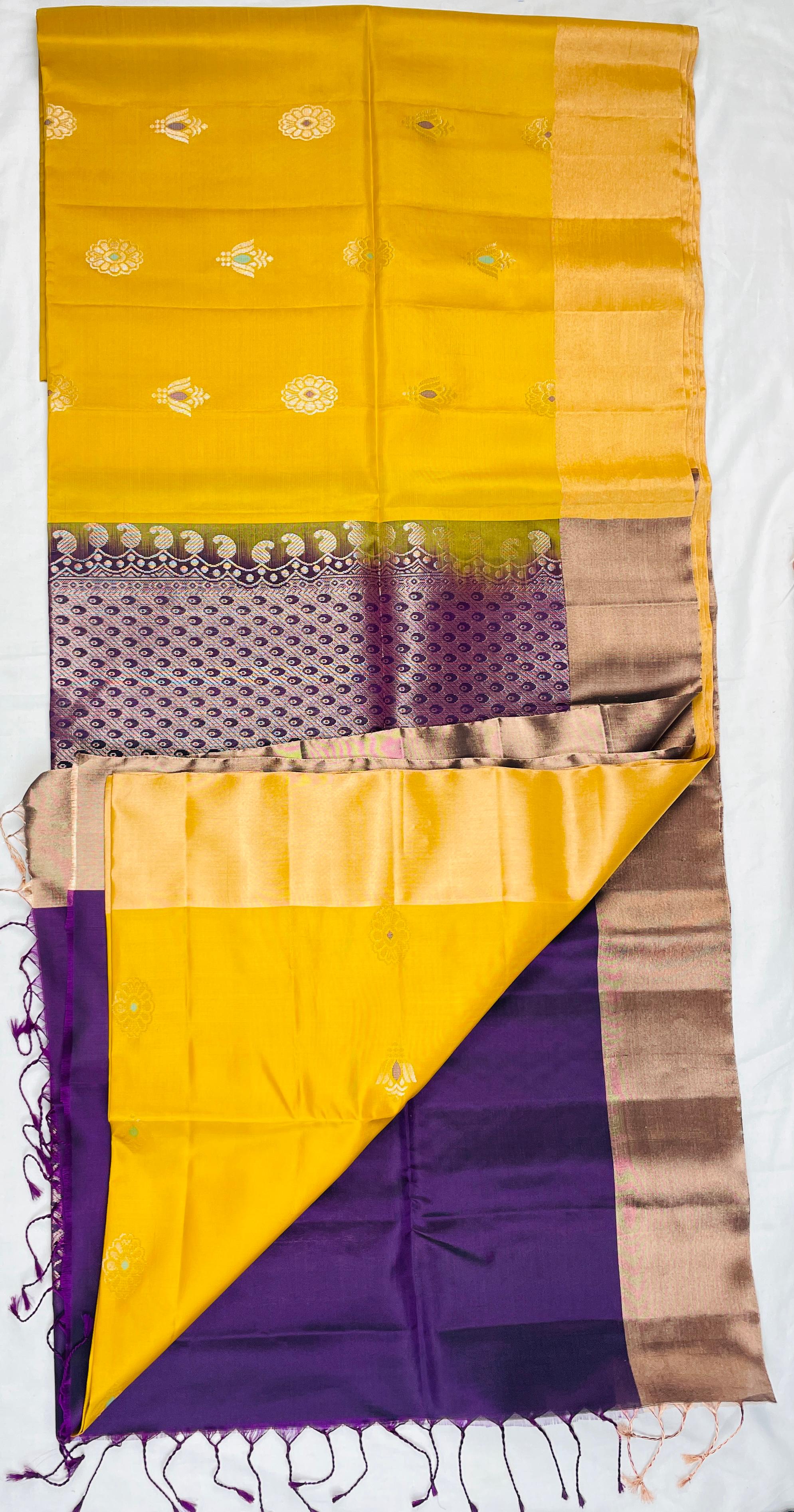 Pure Handloom uppada Pattu Sarees