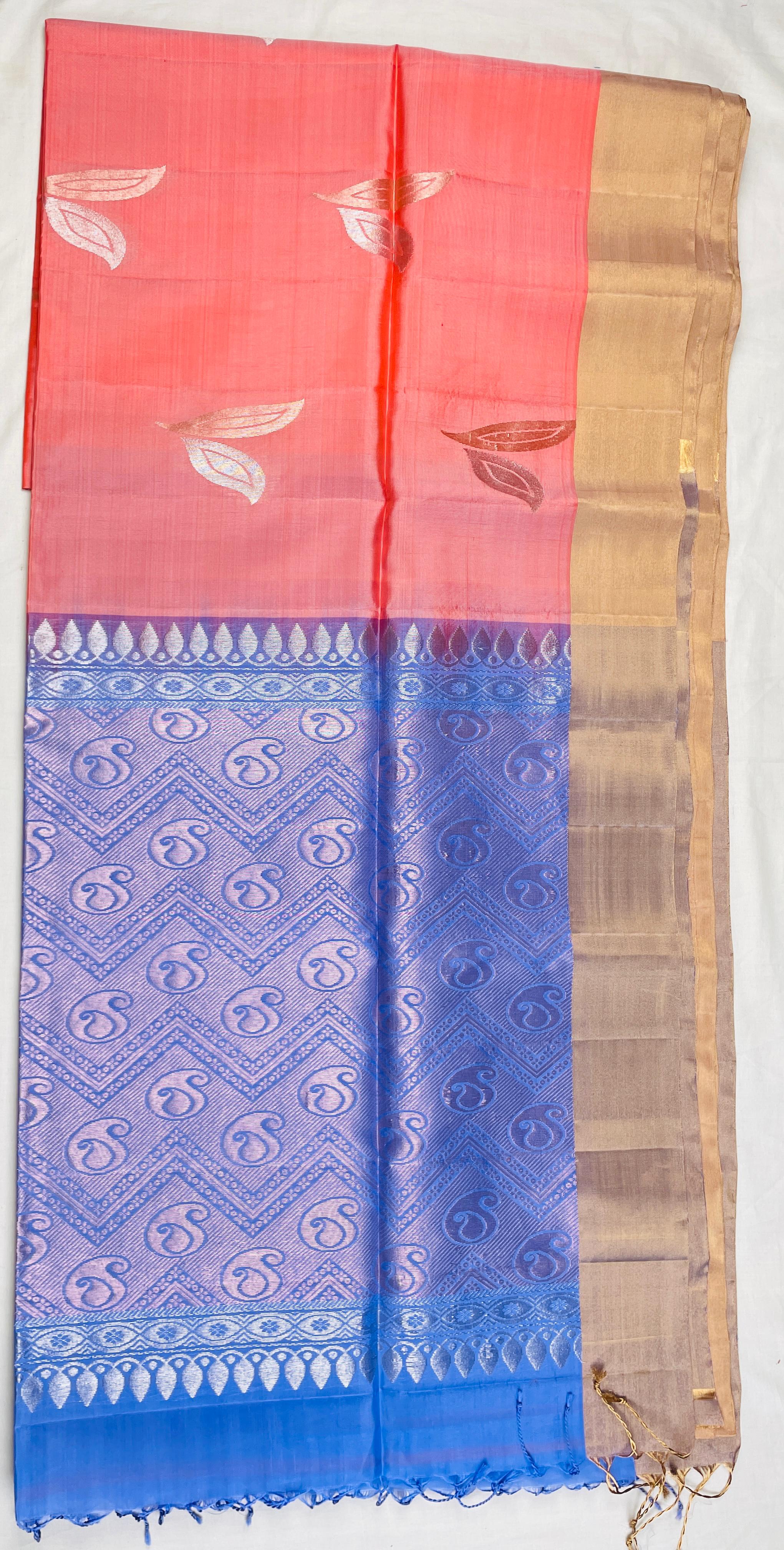 Pure Handloom uppada Pattu Sarees
