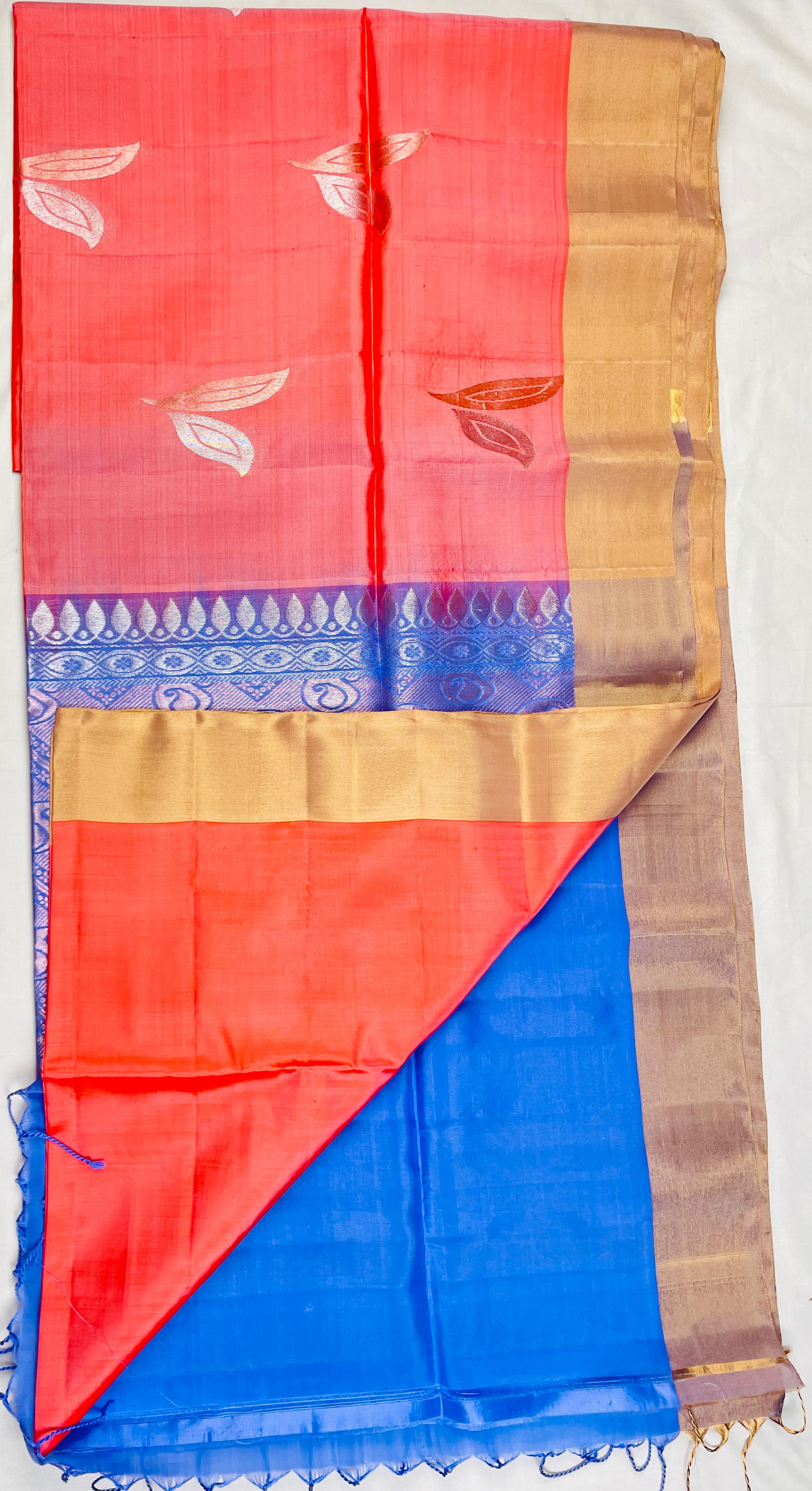 Pure Handloom uppada Pattu Sarees