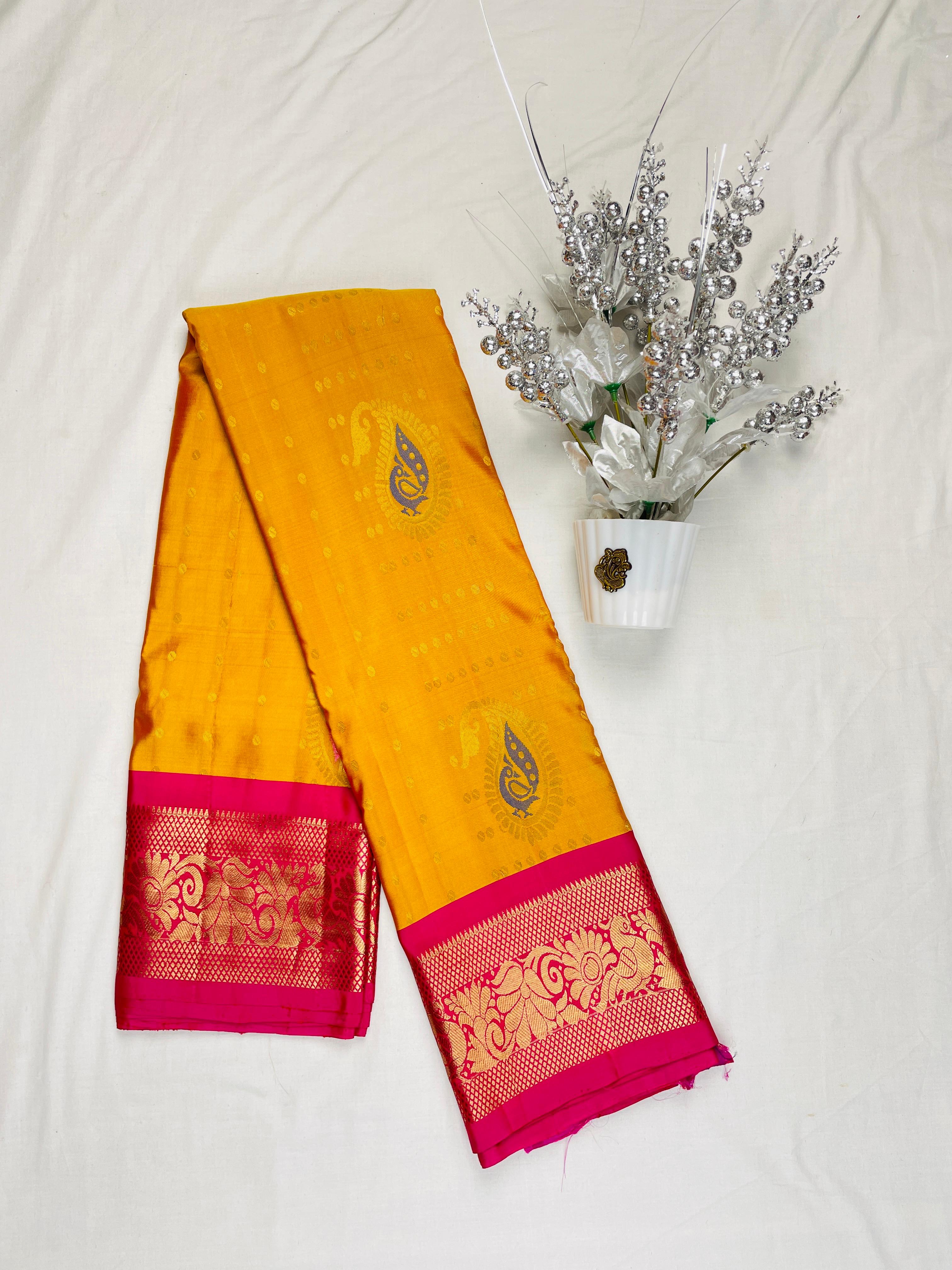 Pure Handloom kachipattu Pattu Saree