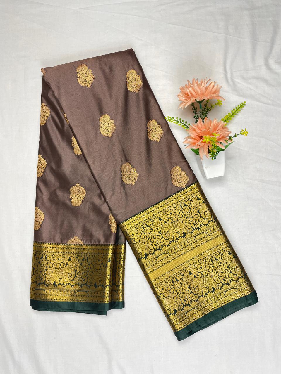 Semi Kanchi Pattu Sarees