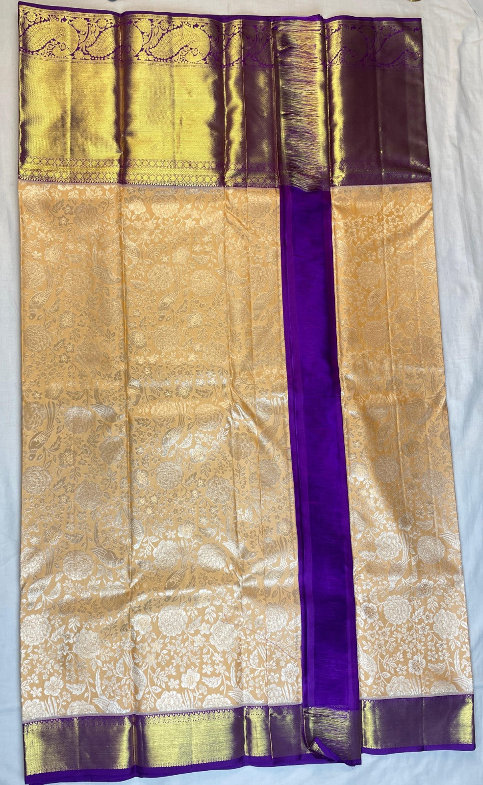 Kanchipattu Pure Handloom Bridal Sarees With Silk Mark Certified