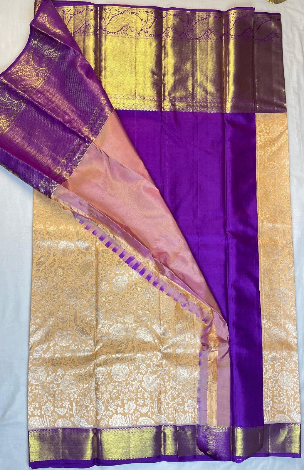 Kanchipattu Pure Handloom Bridal Sarees With Silk Mark Certified