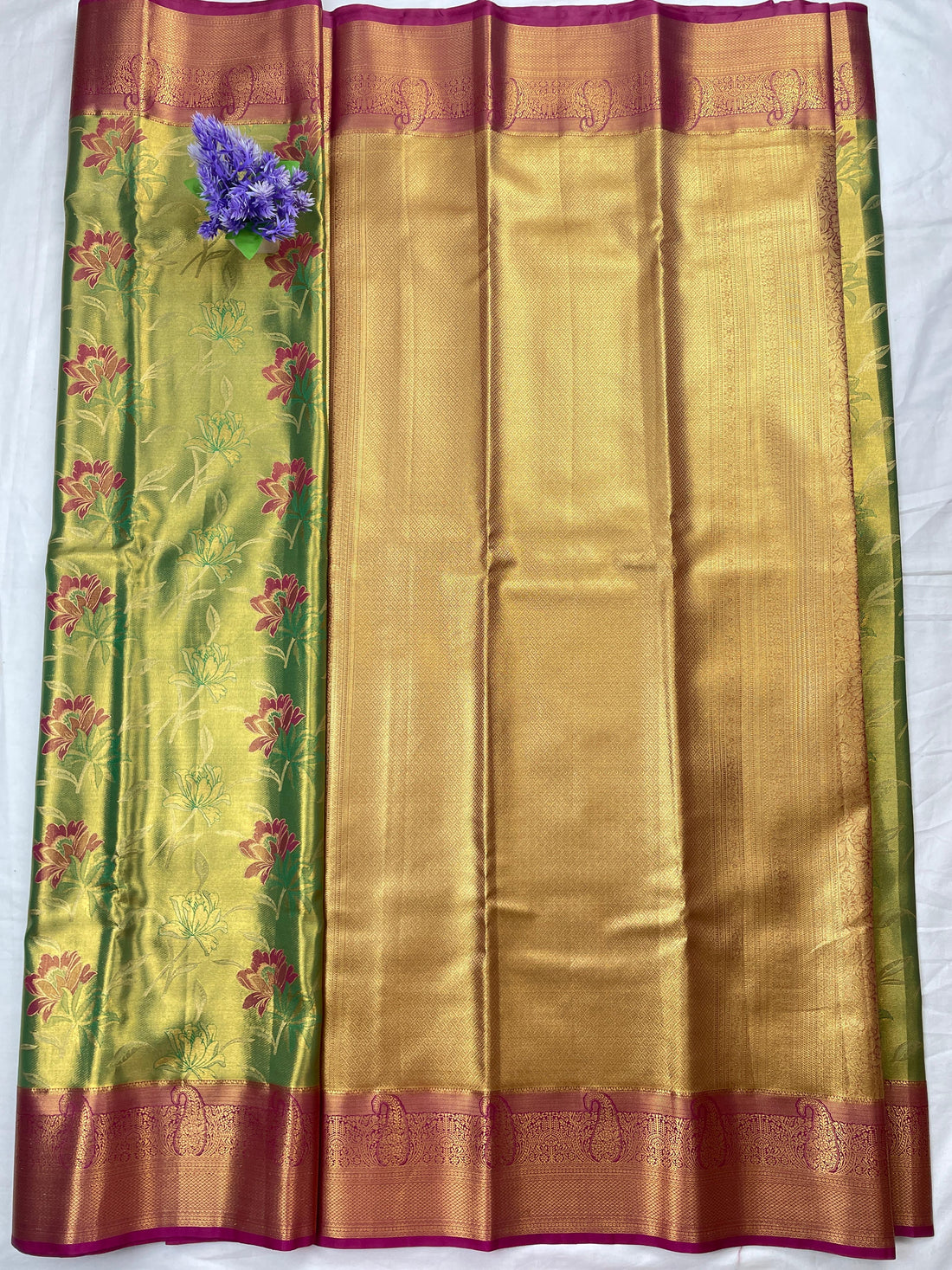 Mini Kanachipattu Bridal Tissue sarees