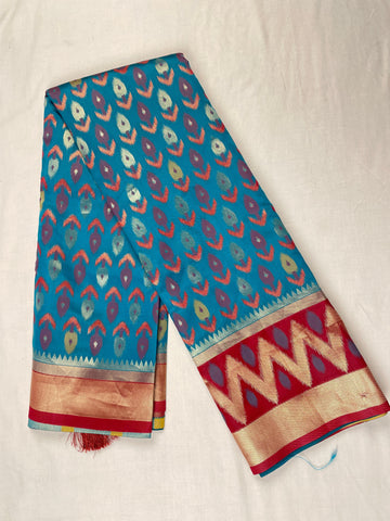 Ikkat pattu Saree