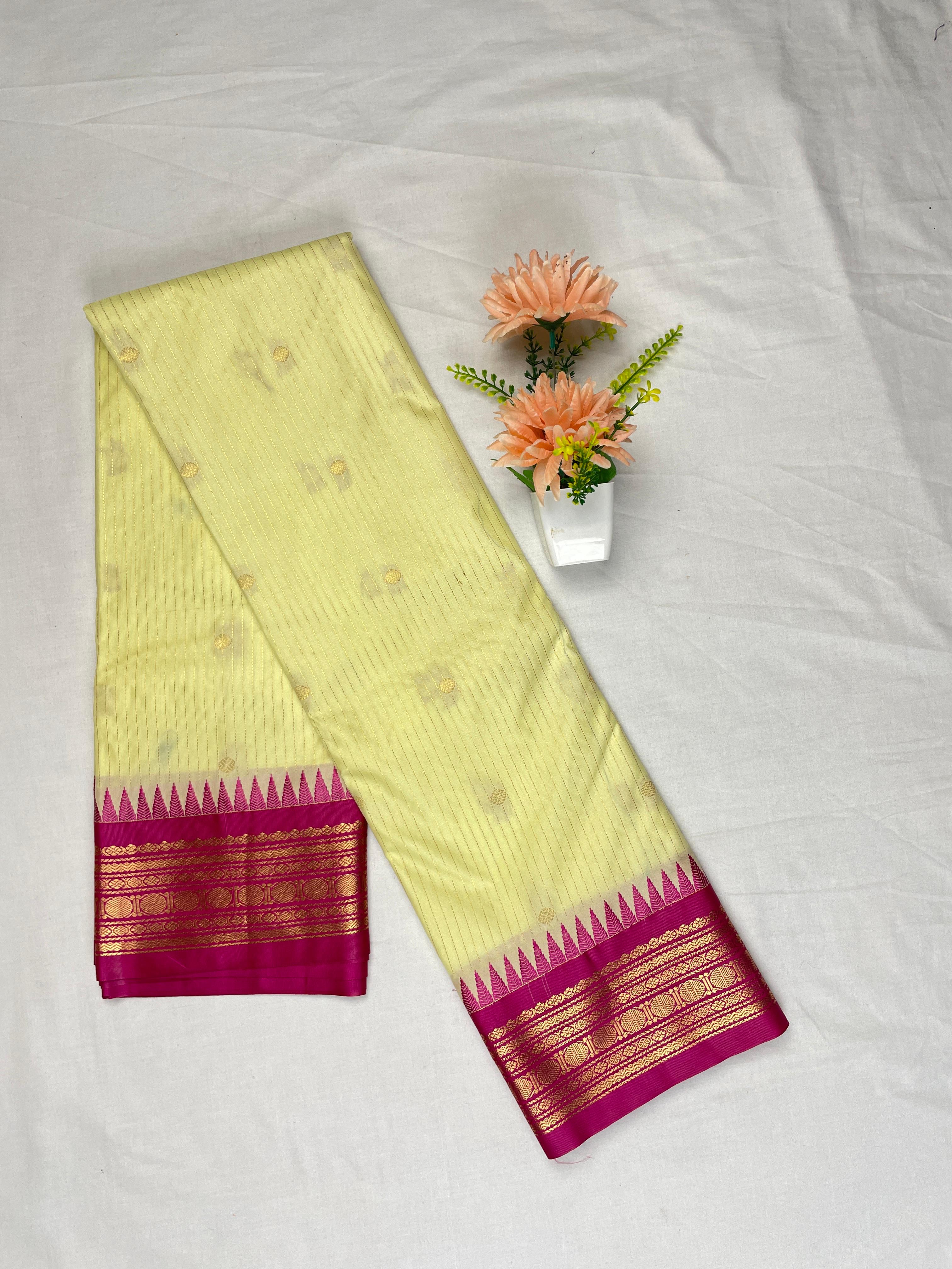 Semi Gadwal Pattu Sarees