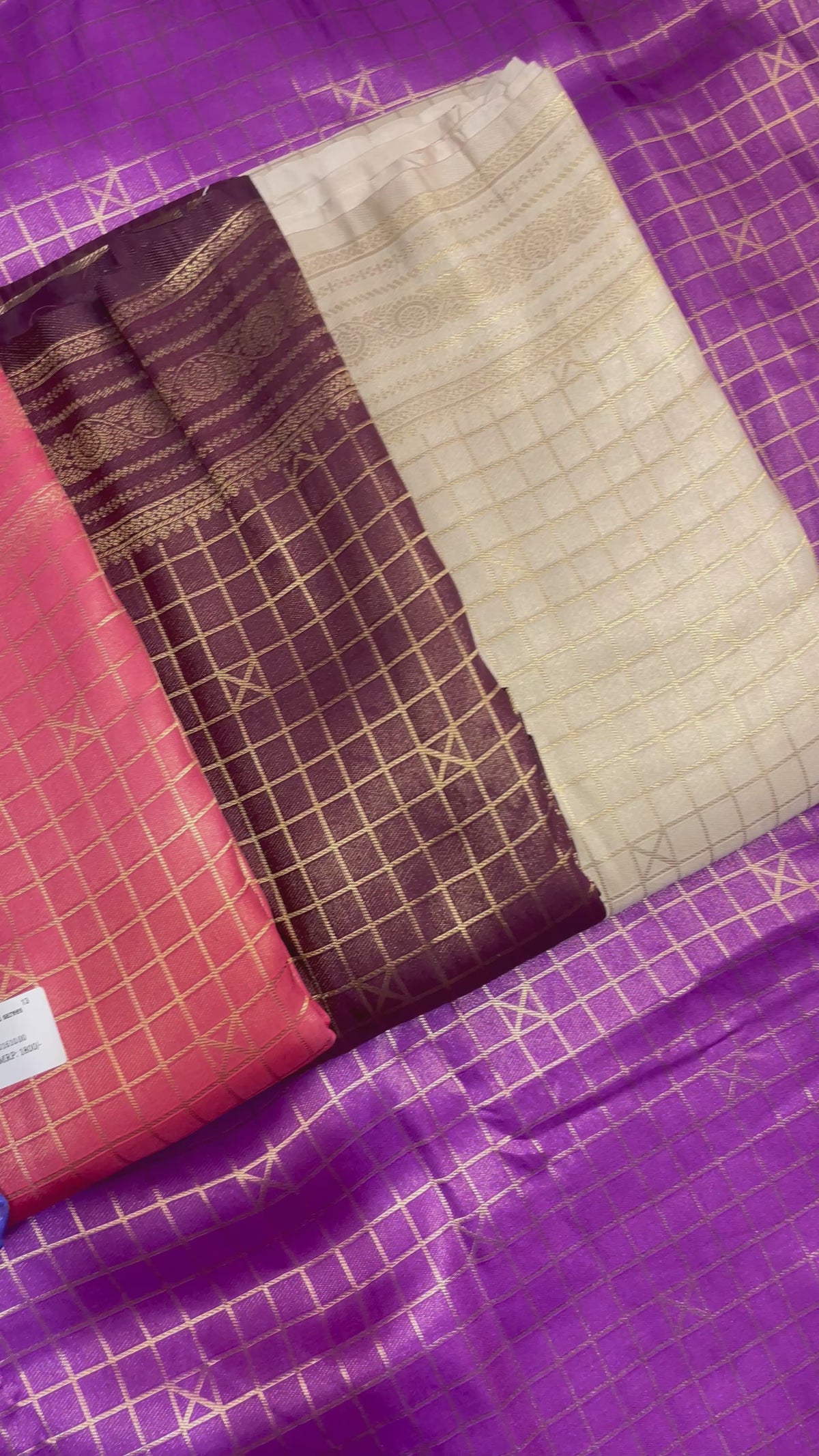 Premium Georgette Vintage checks