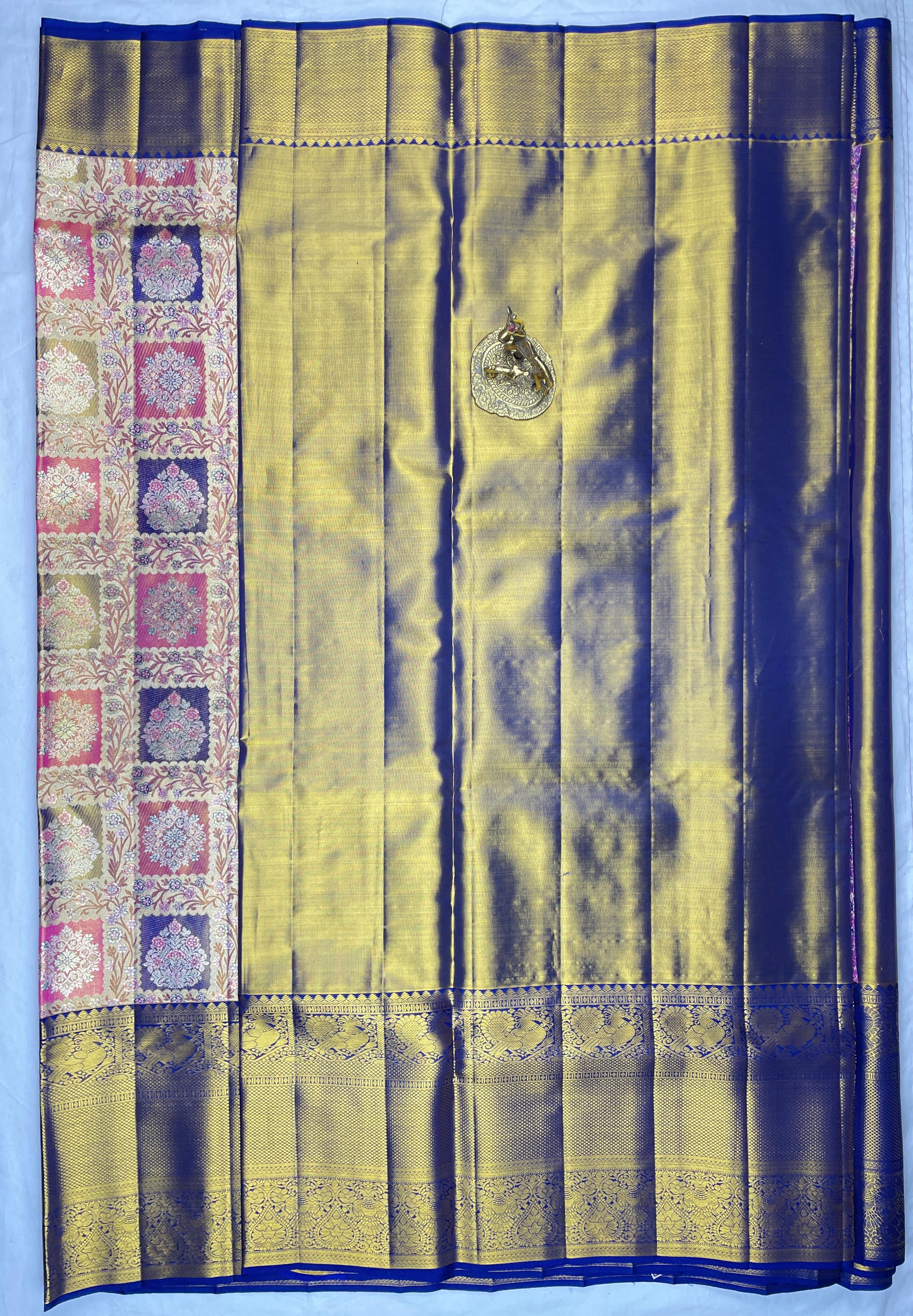 Kanchipattu Bridal sarees Pure handloom 4k weaving with Silk mark certified