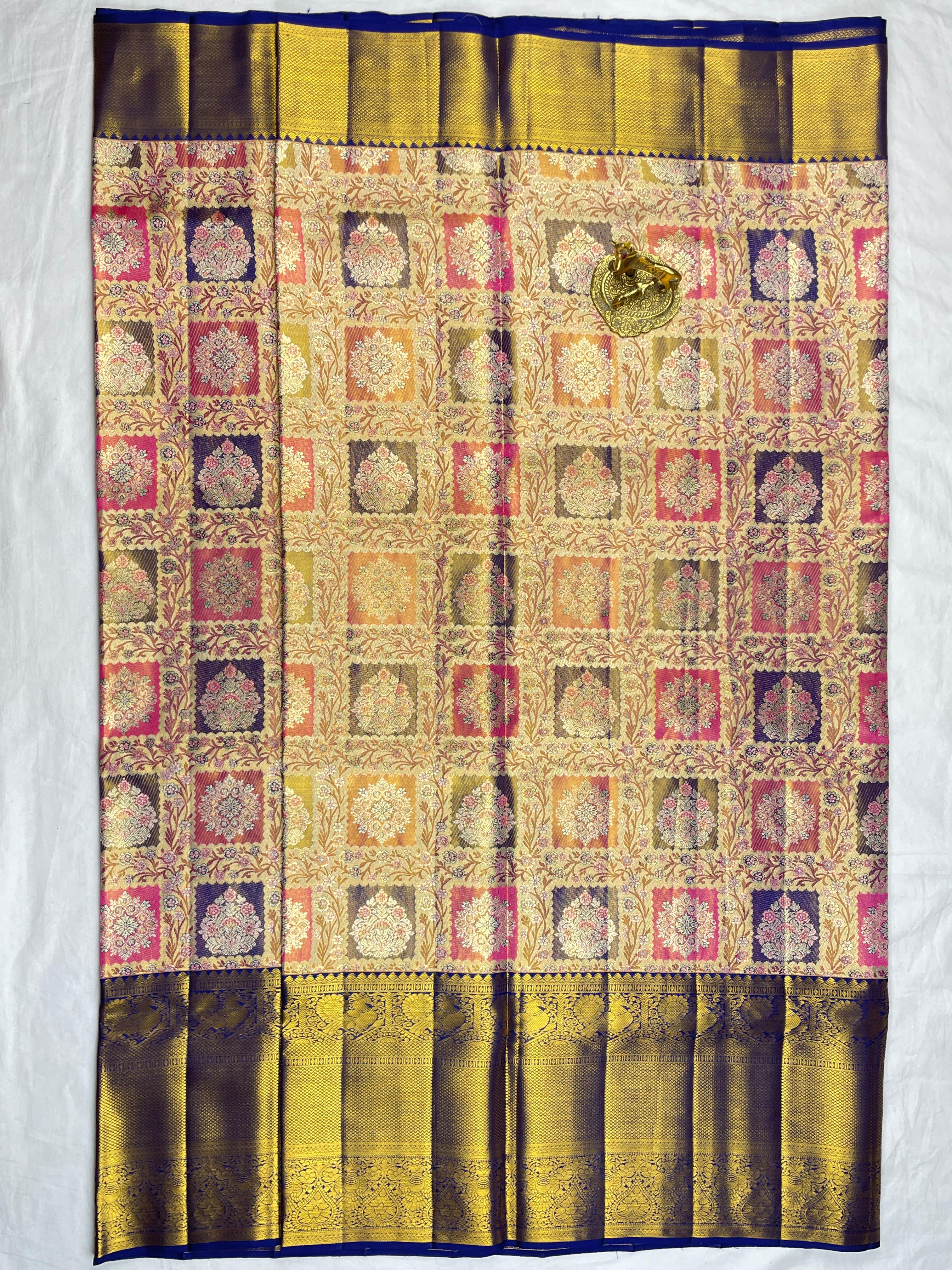 Kanchipattu Bridal sarees Pure handloom 4k weaving with Silk mark certified