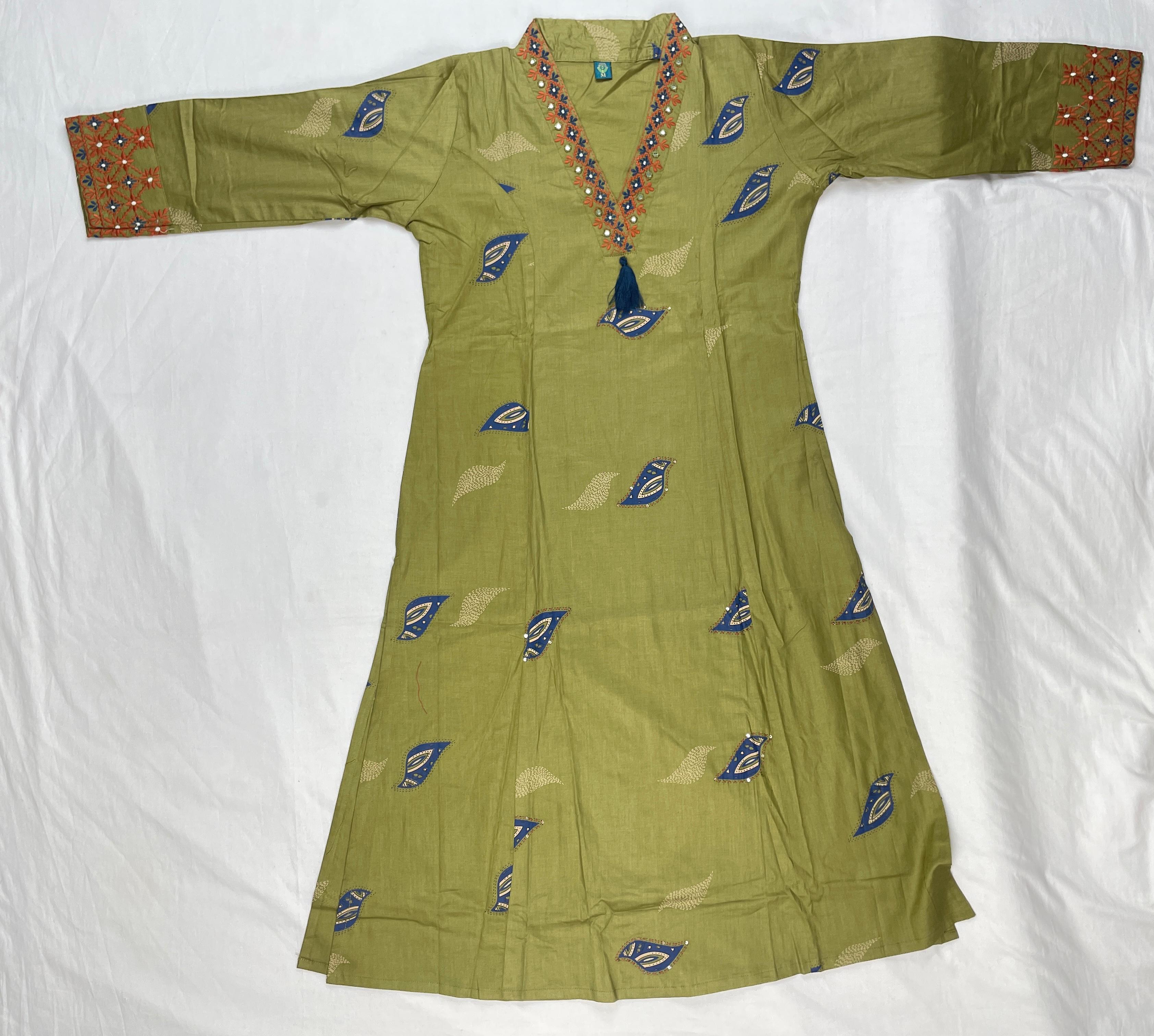 Pure Cotton 3 piece Kurti set