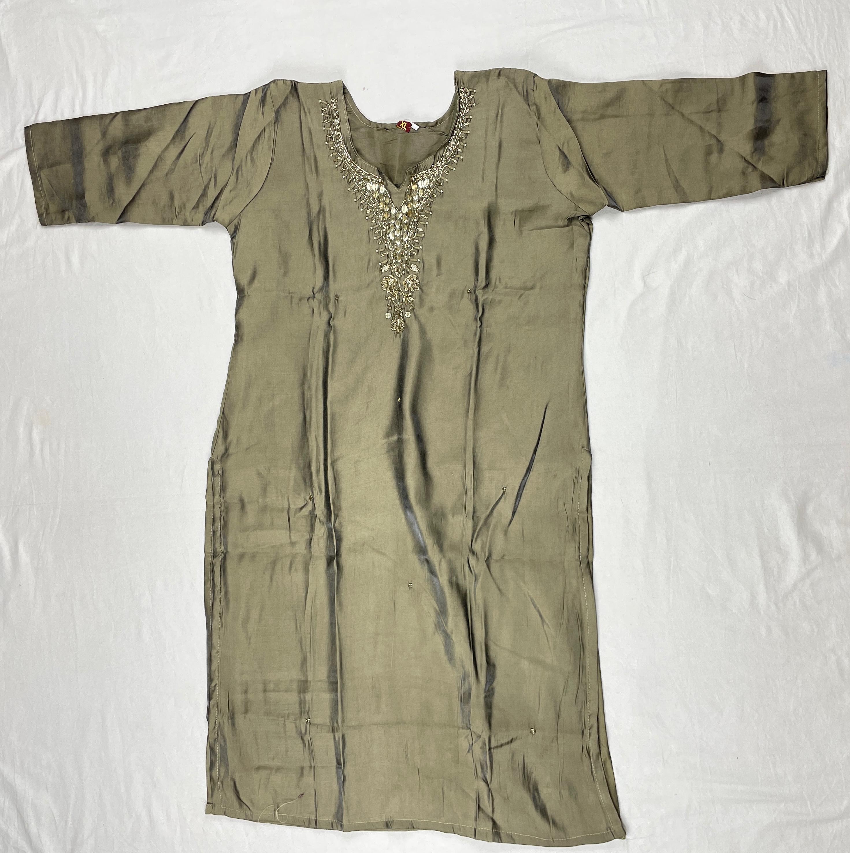 3 piece Kurti set (glassy cloth).