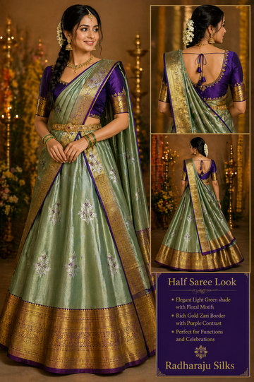 Kanchipattu Tissue Saree