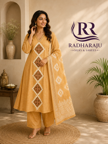Pure cotton 2 piece kurti set